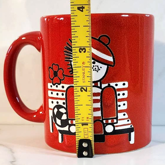 Vintage West Germany Waechtersbach Coffee Mug Rag Doll Boy on Bench Tea Cup - Picture 6 of 6